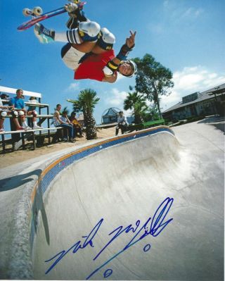 Mike Mcgill Signed 8 X 10 Photo Vintage Skateboard Skating " Mctwist "