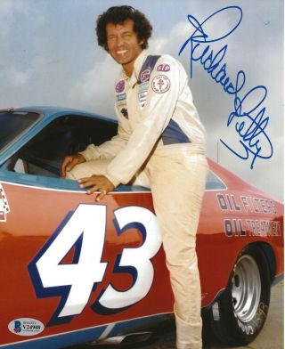 Richard Petty Daytona 500 Signed Nascar 8x10 Photo Autographed The King Beckett