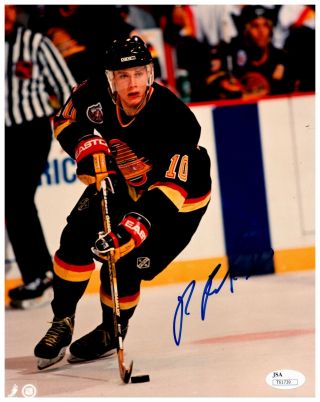 Pavel Bure Vancouver Canucks Autographed Signed 8x10 Color Photo Jsa
