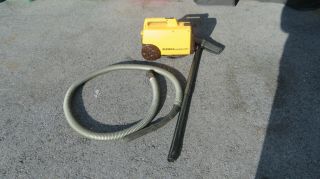 Vintage Eureka Mighty Mite Canister Vacuum Cleaner Model 3110b Yellow Usa