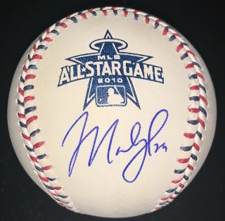 Marlon Byrd Signed Autographed 2010 All - Star Game Baseball Fanatics Chicago Cubs