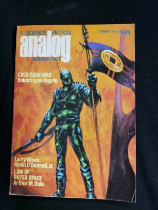 Analog August 1977 First Appearance Ender’s Game Orson Scott Card