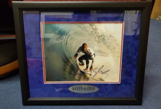 Kelly Slater Signed Autographed 11x14 Photo Framed -