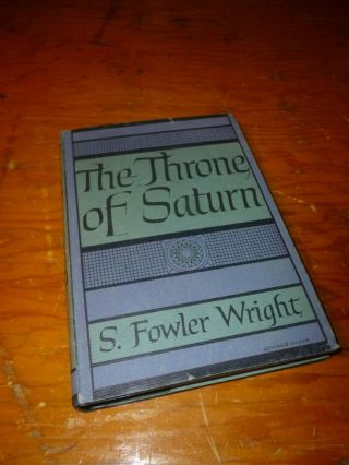 Arkham House - Throne Of Saturn By S Fowler Wright,  1949