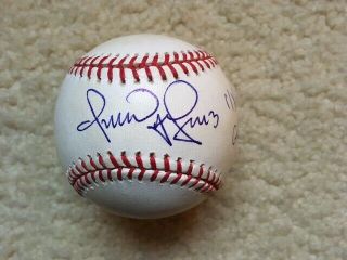 Omar Vizquel Cleveland Indians Signed Autographed Oml Baseball H52193