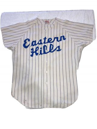 Vintage Collectible Early 1960’s Eastern Hills High School Baseball Jersey