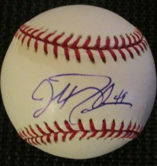 John Rocker Atlanta Braves Signed Rawlings Major League Oml Baseball W/