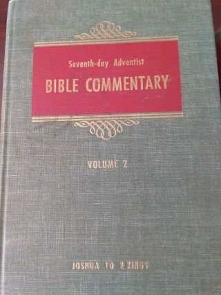 Vintage Seventh - Day Adventist Bible Commentary Sda Volume 2 Review & Herald 1954