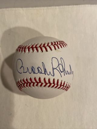 Brooks Robinson Baltimore Orioles Signed Baseball Jsa Autographed W/