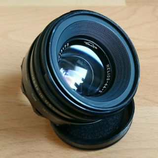 Vintage Helios 44 - 2 2/58 (58mm F/2,  0) Lens Optics For M42 Screw Mount Camera Cap