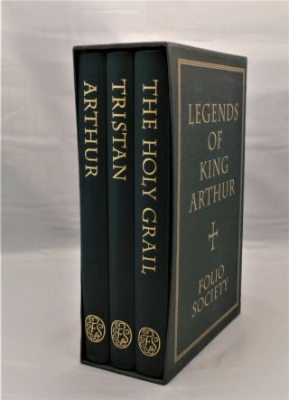 Folio Society - Legends Of King Arthur (3 Vols) 2001 - Unread Volumes