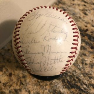 York Yankees Team Signed Baseball 1976 ? Munson Martin Randolph Berra