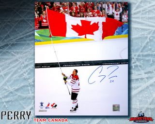 Corey Perry Signed Team Canada 2010 Olympic 8x10 Photo - 70314 Anaheim Ducks