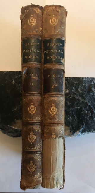 Burns,  Robert The Poetical Of Robert Burns.  (2 Volume Set) 1810s? (n.  D. )