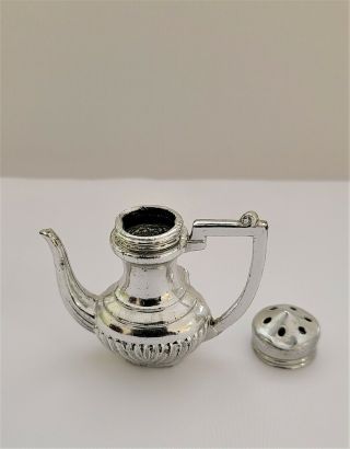 Vintage Collectable Nantucket Miniature Metal Teapot Salt or Pepper Shaker 3