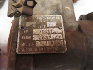 5 Antique Vintage Fairbanks Morse FM Wisconsin Engine Magneto Parts 2