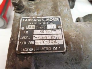 5 Antique Vintage Fairbanks Morse FM Wisconsin Engine Magneto Parts 3