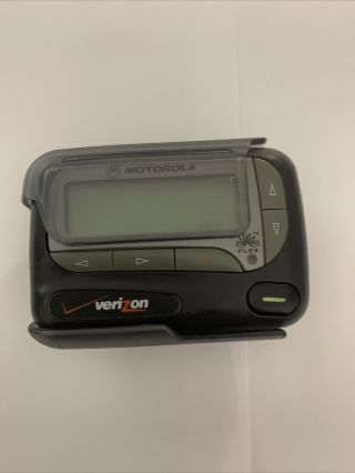 Verizon Motorola Advisor Elite Flex Pager Black Vintage Aa Batteries Required