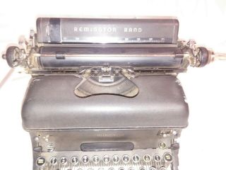 ANTIQUE VINTAGE REMINGTON RAND TYPEWRITER ONLY READ NOTES 3