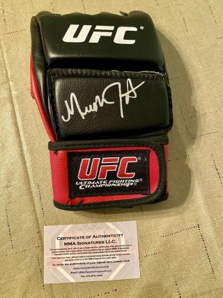 Miesha Tate Autographed Ufc Fight Glove W/ Case &