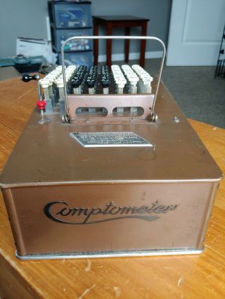 Vintage & Rare 1920 ' s Felt & Tarrant Comptometer Adding Calculator Machine USA 2