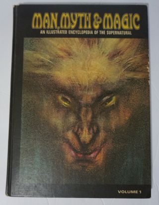 Vintage 1970 Man Myth Magic Book Occult Encyclopedia