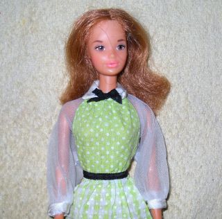 Vintage Redhead Quick Curl Kelley Doll With Dress