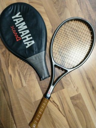 (rare) Vintage Yamaha Xam4 Tennis Racquet Frame Graphite L2 4 1/4with Case