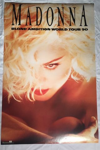 Madonna Vintage U.  S.  Blond Ambition Tour 1990 Boy Toy Inc.  Winterland 8080