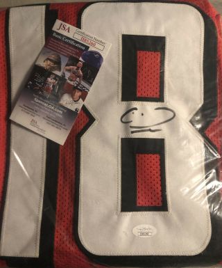 Calvin Ridley autographed Custom Atlanta Falcons jersey with JSA certification 3
