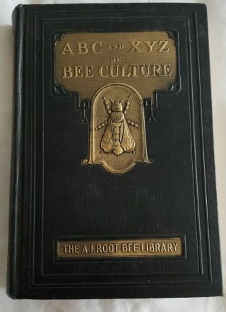 Vintage Abc And Xyz Of Bee Culture Book By A.  I.  Root Bee Library
