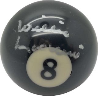 Willie Mosconi Signed Autographed 8 Ball G Jsa