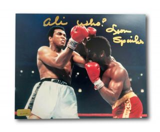 Leon Spinks Signed 8x10 Photo Inscribed " Ali Who? " Michael 8x Muhammad Ali 2