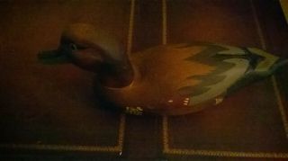 Wooden Duck,  Signed By Andy Anderson,  Mallard,  Decoy, 3
