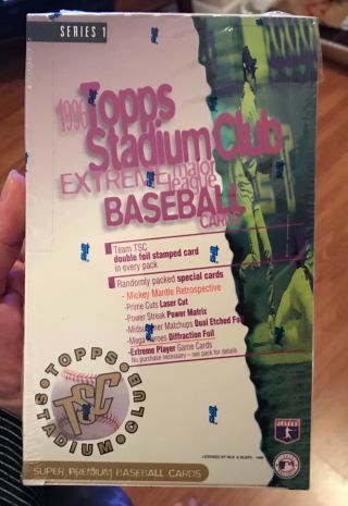 1996 - Topps - Stadium - Club - Major - League - Baseball - Series - 1 - - 24ct - Vintage
