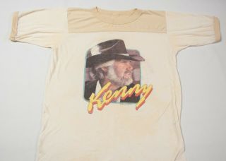 Vintage 1980 Kenny Rogers North American Tour Concert T - Shirt