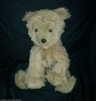 14 " Vintage 1976 R Dakin Pillow Pets Brown Teddy Bear Stuffed Animal Plush Toy