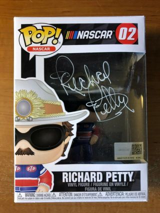Richard Petty The King Of Nascar Icon Signed Autographed Funko Pop 02 Authentic