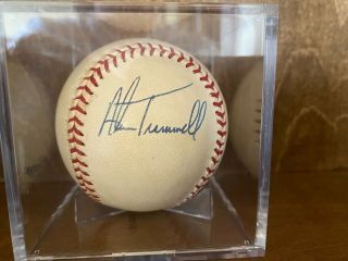 Tigers Hall Of Famer Alan Trammell Signed Baseball - Jsa Authenticated