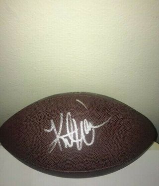Kurt Warner La Rams - Caridinals Signed Autographed Wilson Nfl Football W/proof