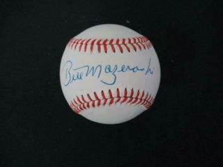 Bill Mazeroski Signed Baseball Autograph Auto Psa/dna Ah81992