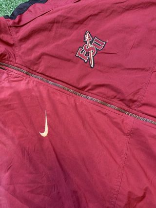 Vintage Nike FSU Jacket Rare Florida State University Size XL 2