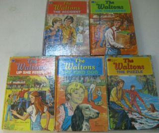 The Waltons Set Of 5 Vintage Hardcover Whitman 1975 Books 1763