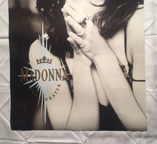 Madonna Vintage Like A Prayer U.  S.  Promo Poster 1989 Sire Records 3