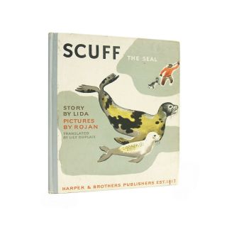 Scuff The Seal - Vintage 1937 First Edition Illustrated Children 