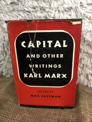 “capital,  The Communist Manifesto,  And Other Writings“ Karl Marx 1932 Hardcover