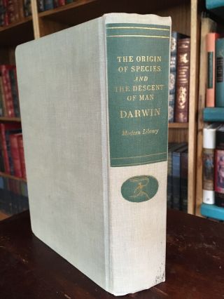 Charles Darwin The Origin Of Species And The Descent Of Man Vintage Hardcover
