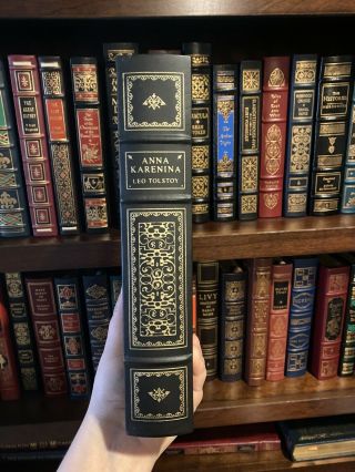 ✨ Leo Tolstoy: Anna Karenina Franklin Library (gilt,  100 Greatest,  Leather)