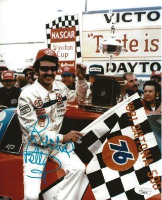 Richard Petty Daytona 500 Signed Nascar 8x10 Photo Autographed The King 2 Jsa