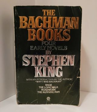 The Bachman Books • Stephen King First Edition First Printing Softcover Nf - Rage